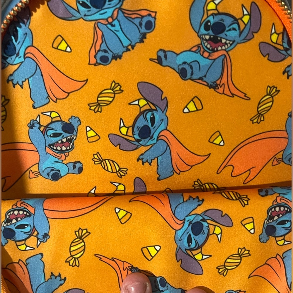 Stitch Candy Corn Devil Loungefly Mini Backpack - image 5